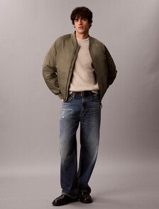 Wool Blend Ribbed Jumper, Moonstruck, hi-res