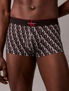 Monogram 圖案低腰平口內褲, STEPPING LOGO BLACK, hi-res