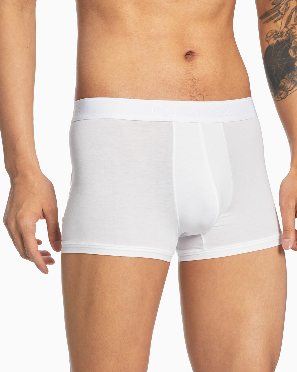 CK BLACK COTTON TRUNK, White, hi-res