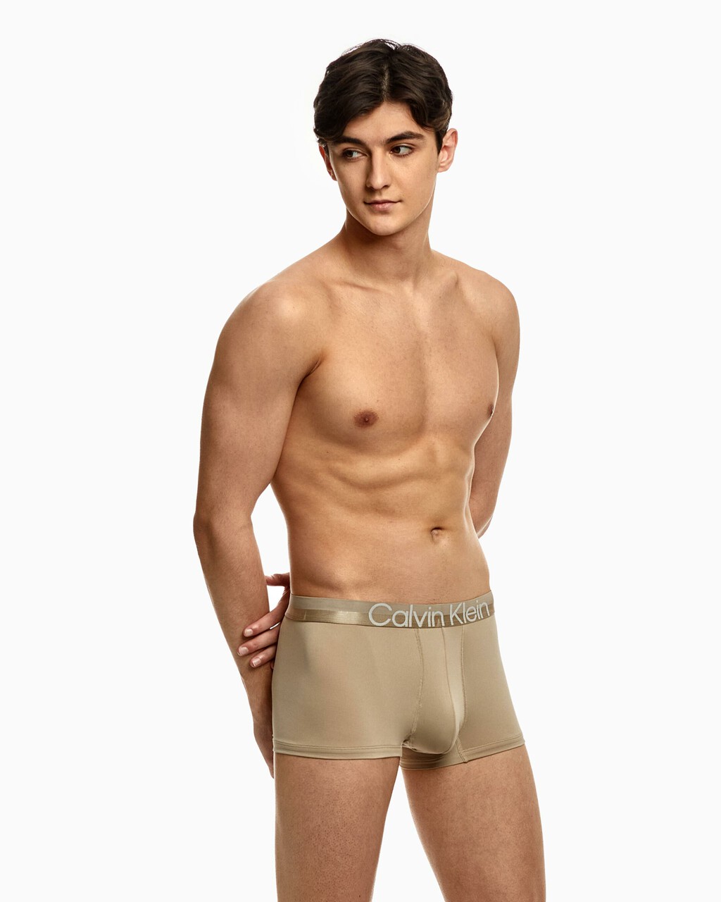 STRUCTURE MICRO LOW RISE TRUNKS, Winter Linen, hi-res