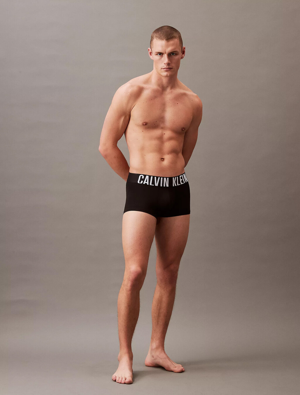 Intense Power 彈性低腰平口內褲 3 件組, Black/Grey Sky/Pompeian Red, hi-res