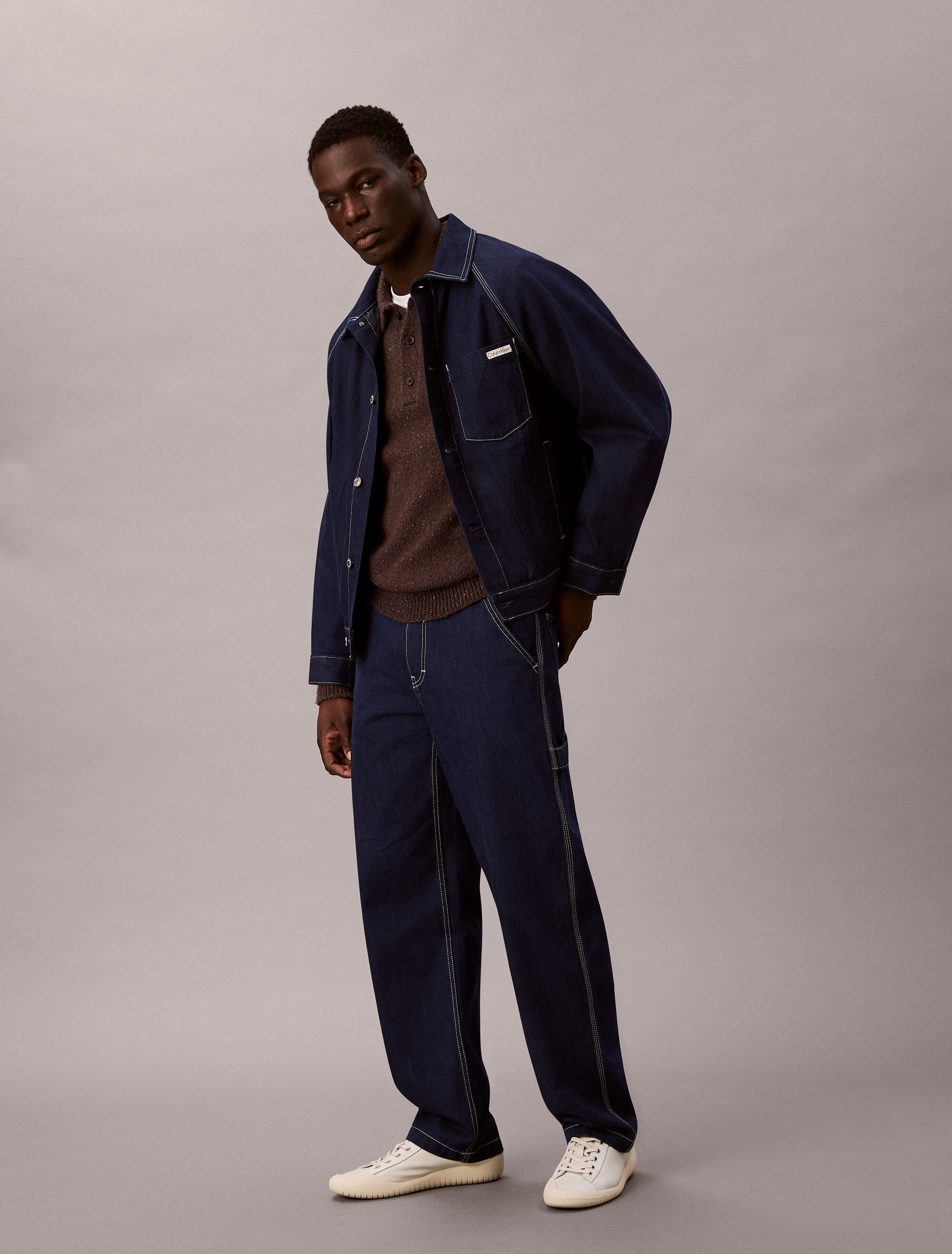Denim Darted Carpenter Jeans | blue | Calvin Klein Hong Kong