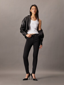 37.5 中腰緊身黑色牛仔褲, CK CLASSIC BLACK, hi-res