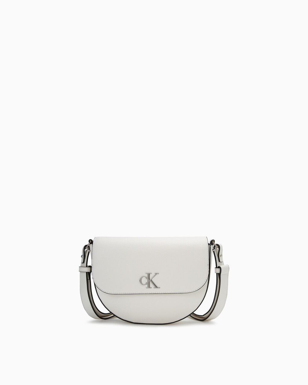 Ckj Minimal Monogram 馬鞍袋, BRIGHT WHITE, hi-res