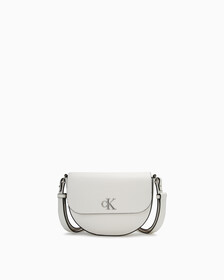 Ckj Minimal Monogram 馬鞍袋, BRIGHT WHITE, hi-res