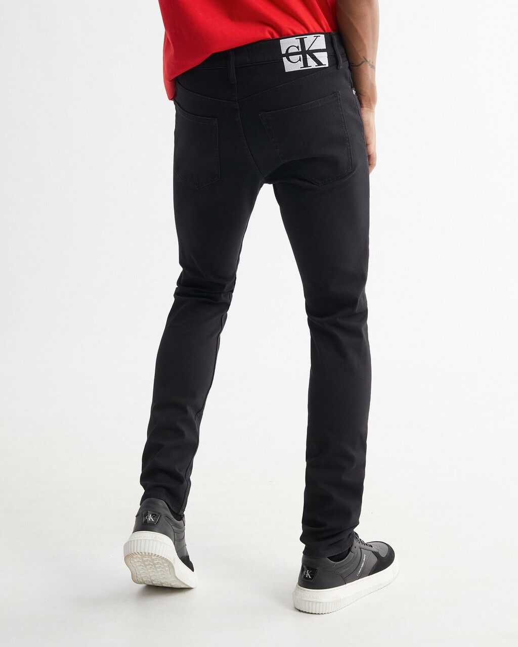 ULTIMATE STRETCH 緊身牛仔褲, Rinse Black Back Embro, hi-res