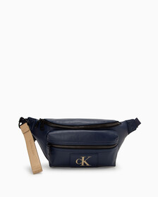 TAGGED BOX WAISTBAG 28CM, NAVY, hi-res
