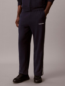 棉質混紡毛圈布束口運動褲, Shoreline, hi-res