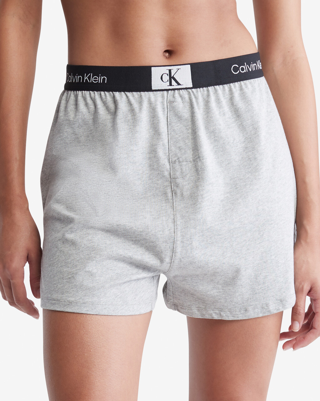 Calvin Klein 1996 Sleep Shorts, B10 Grey Heather, hi-res