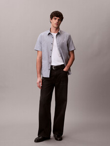 Classic Oxford Shirt, Black, hi-res