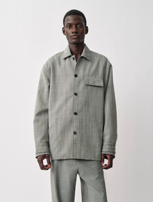 Kostas襯衫外套, GREY, hi-res