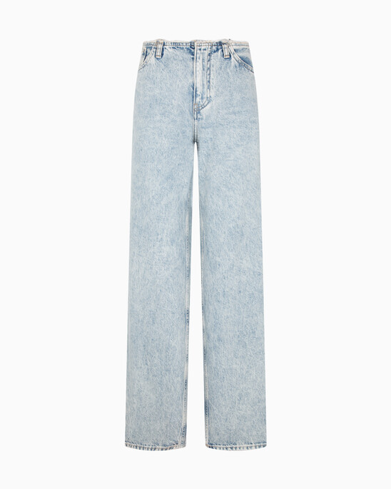 90s Straight Cut Waistband Jeans