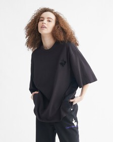 YEAR OF THE RABBIT OPEN SIDE RELAXED TEE, CK BLACK, hi-res