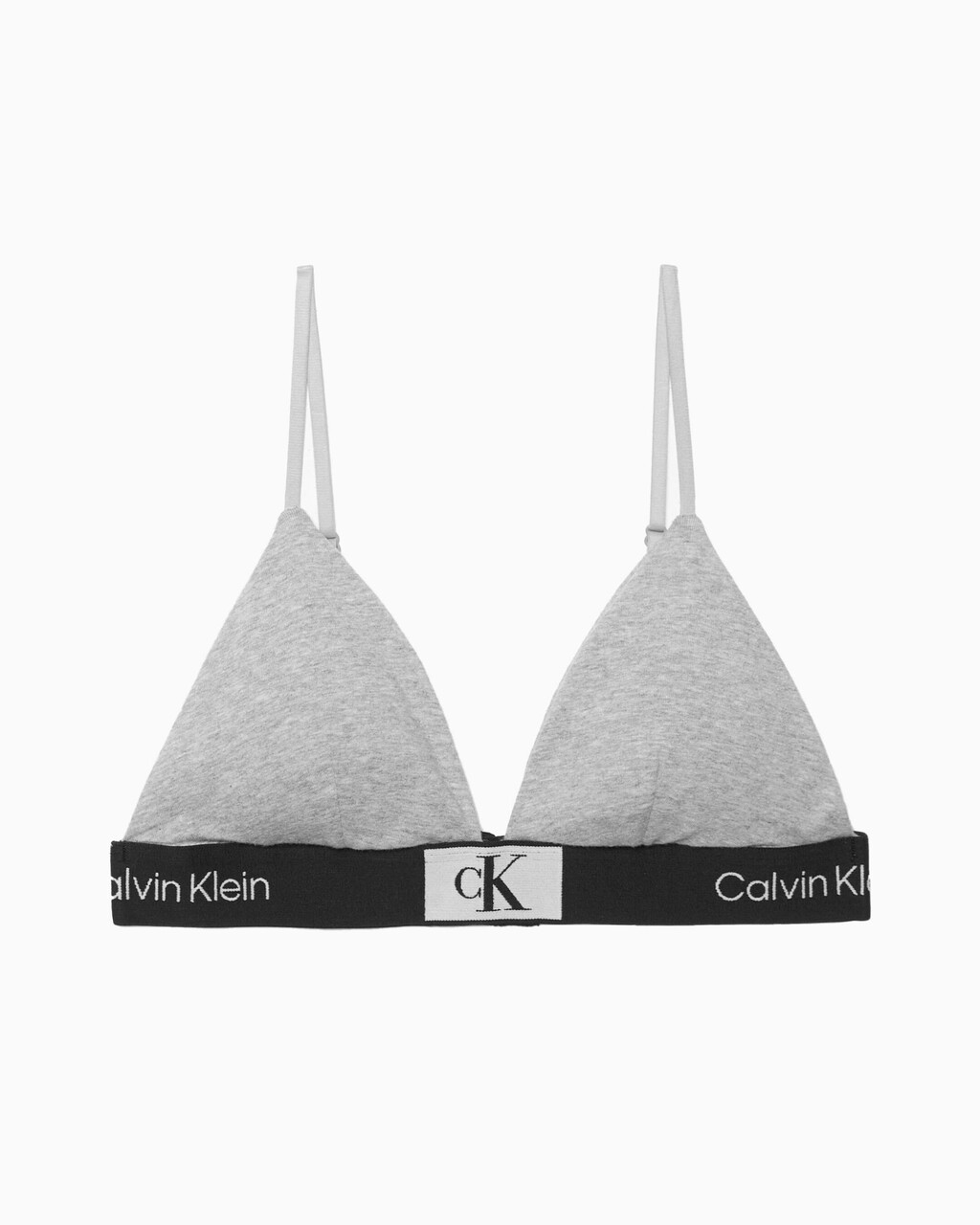 Calvin Klein 1996 Lightly Lined Triangle Bra, grey