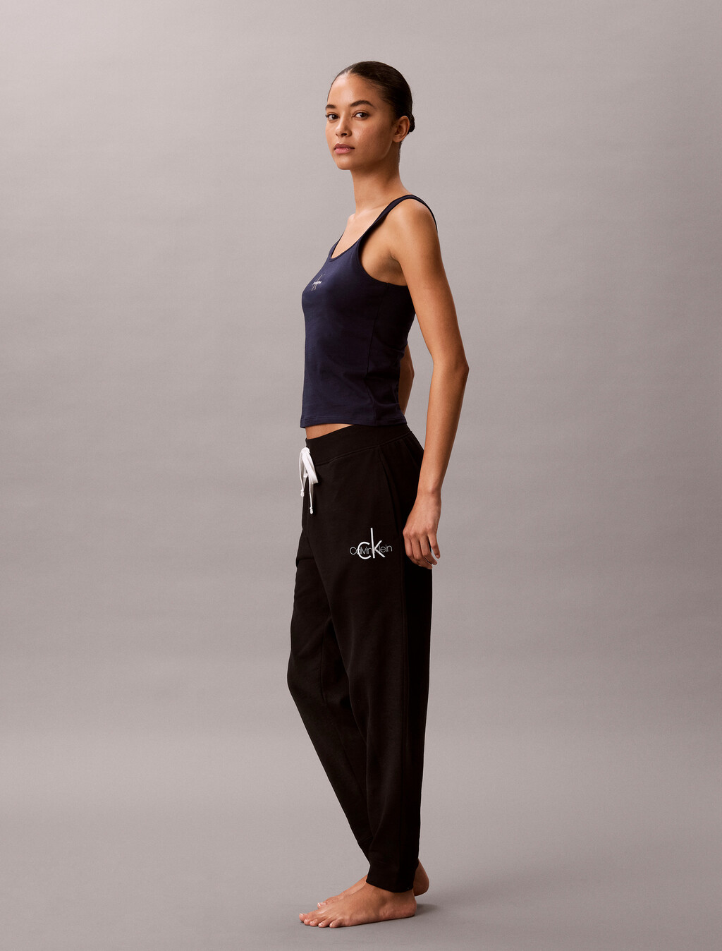 Tank Top - Cotton Stretch Lounge, Shoreline, hi-res