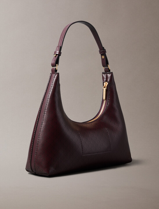 Monogram Logo Hardware Chain Shoulder Bag