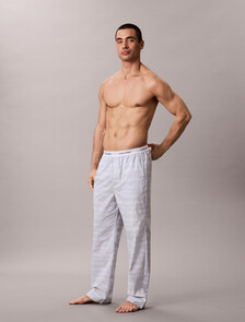 Cotton Poplin Sleep Pants, 21691 Sequin Logo Plein Air, hi-res