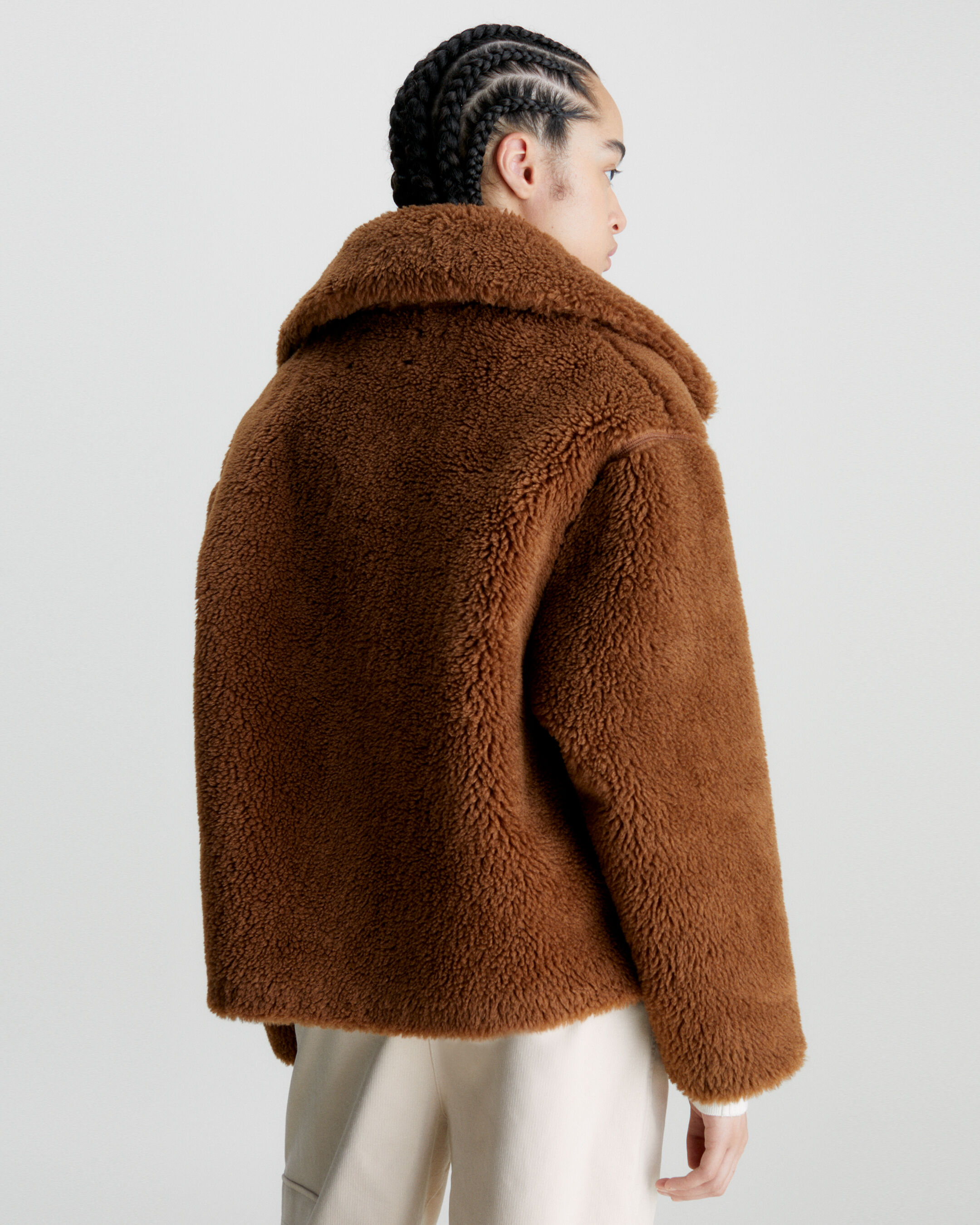 Calvin klein best sale teddy bear jacket