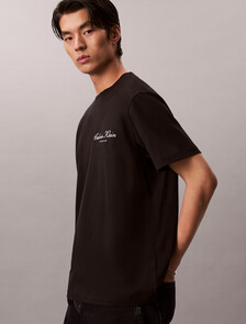 Embroidered Logo T-shirt, Black, hi-res