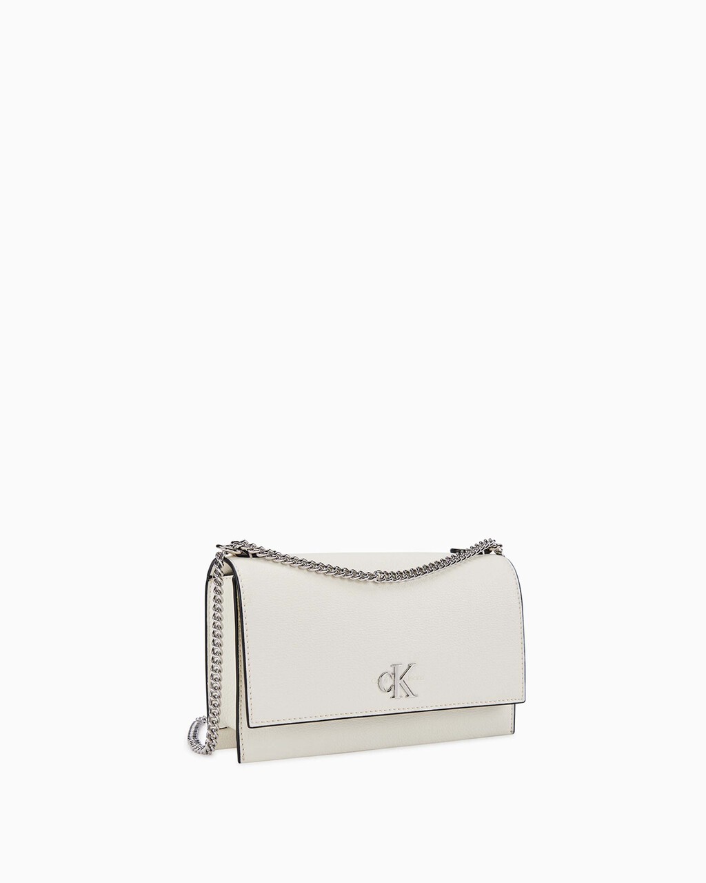 Flap Crossbody Bag With Chain, Icicle, hi-res
