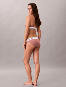 Icon Cotton Modal - 2 Pack Bikini Briefs, Soft Sable/Silver Peony, hi-res