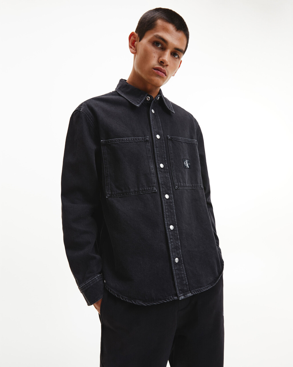 Dokter huren Opblazen Relaxed Denim Shirt