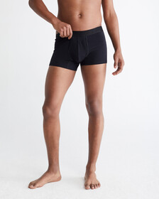 COTTON STANDARDS TRUNKS 3 PACK, BLACK BEAUTY OLIVE BONE WHITE, hi-res