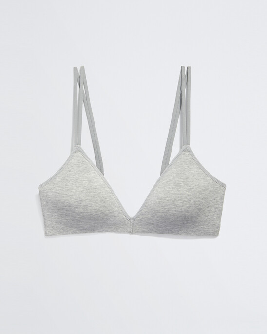MODERN COTTON LIGHTLY LINED TRIANGLE BRALETTE