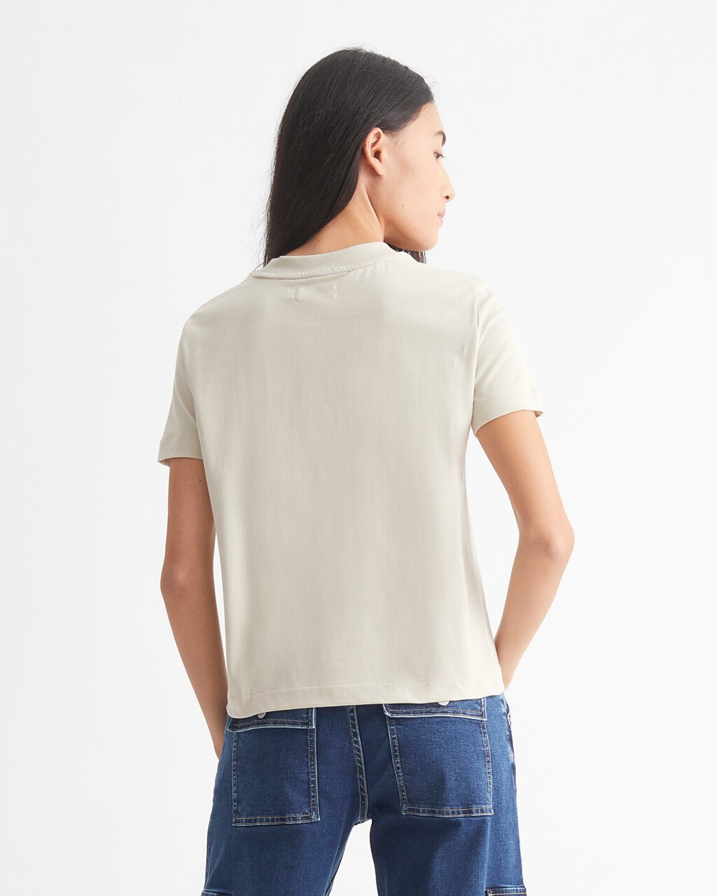 Classic Slim Tee, Unbleached, hi-res