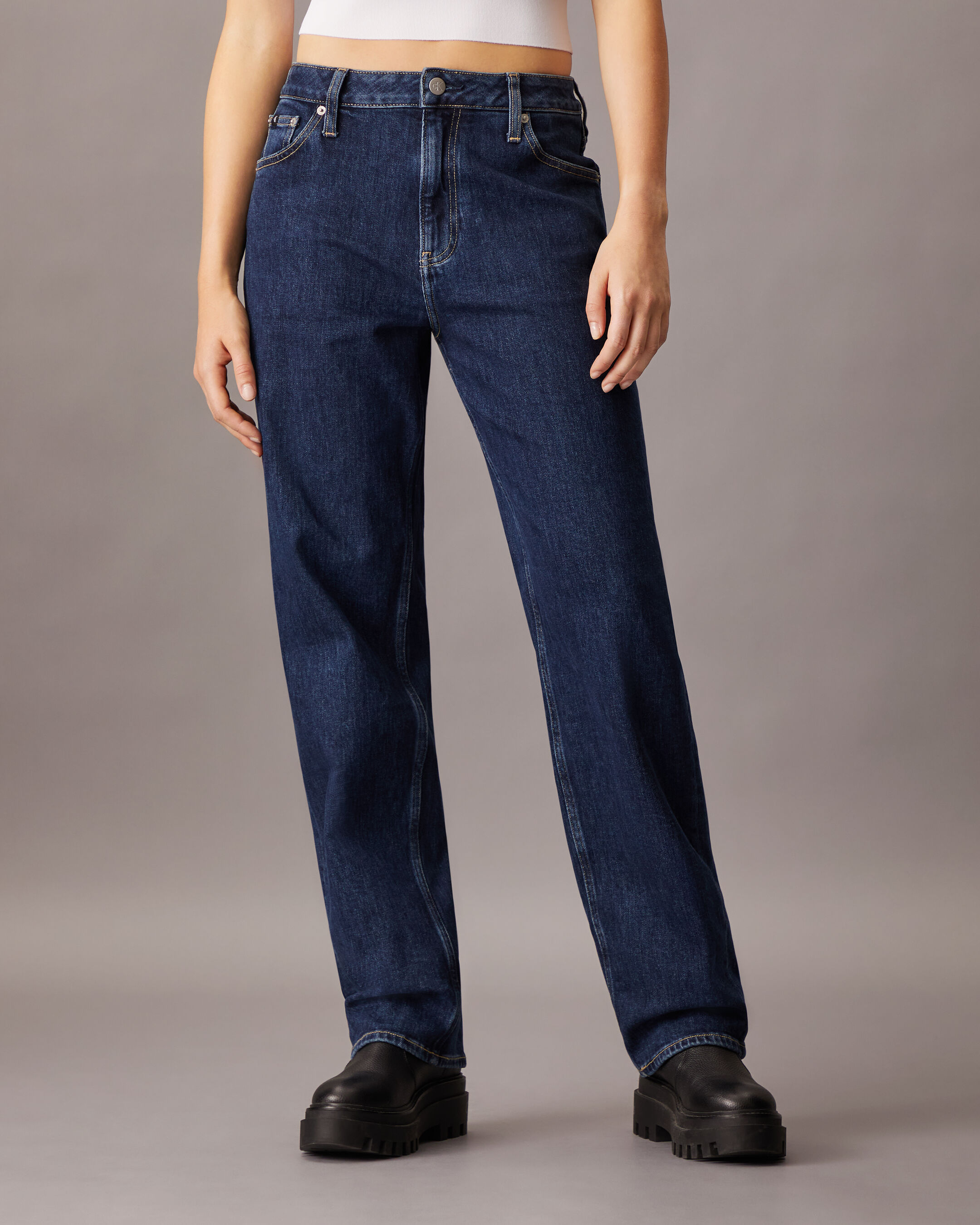 Women's blue jeans on sale top