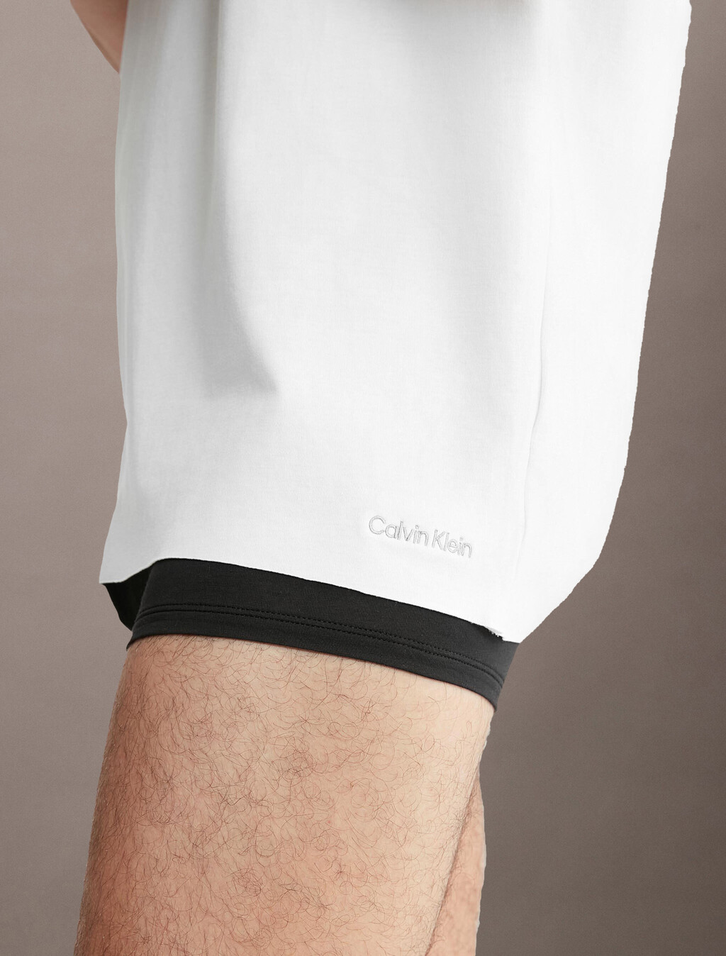 CK Black Crew Neck T-Shirt, White, hi-res