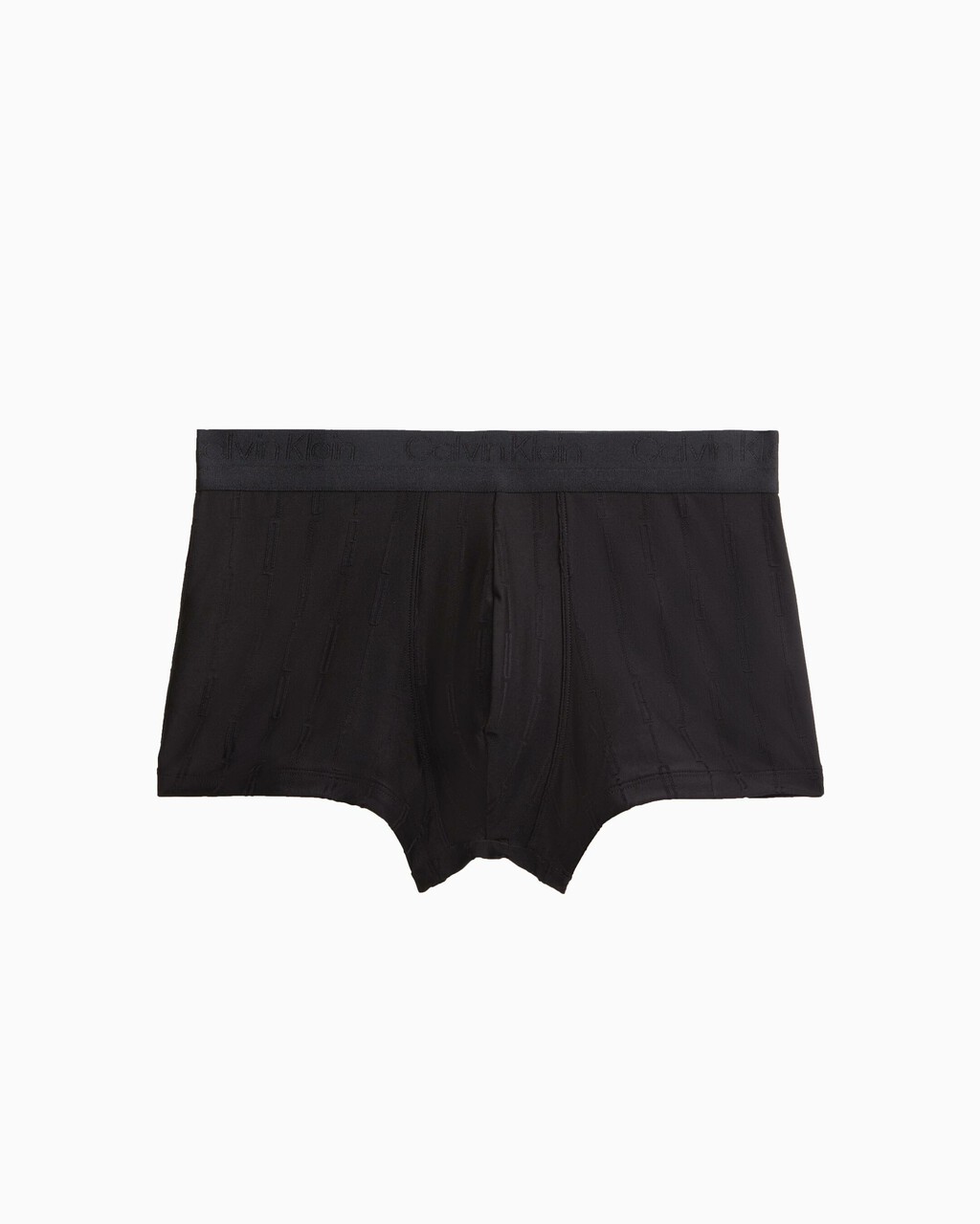CK BLACK LOGO JACQUARD LOW RISE TRUNK, Black, hi-res