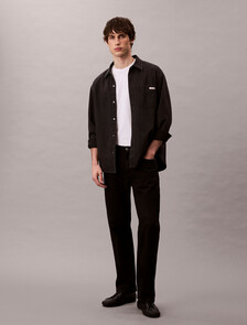 Classic Black Overshirt, 205 BLACK, hi-res