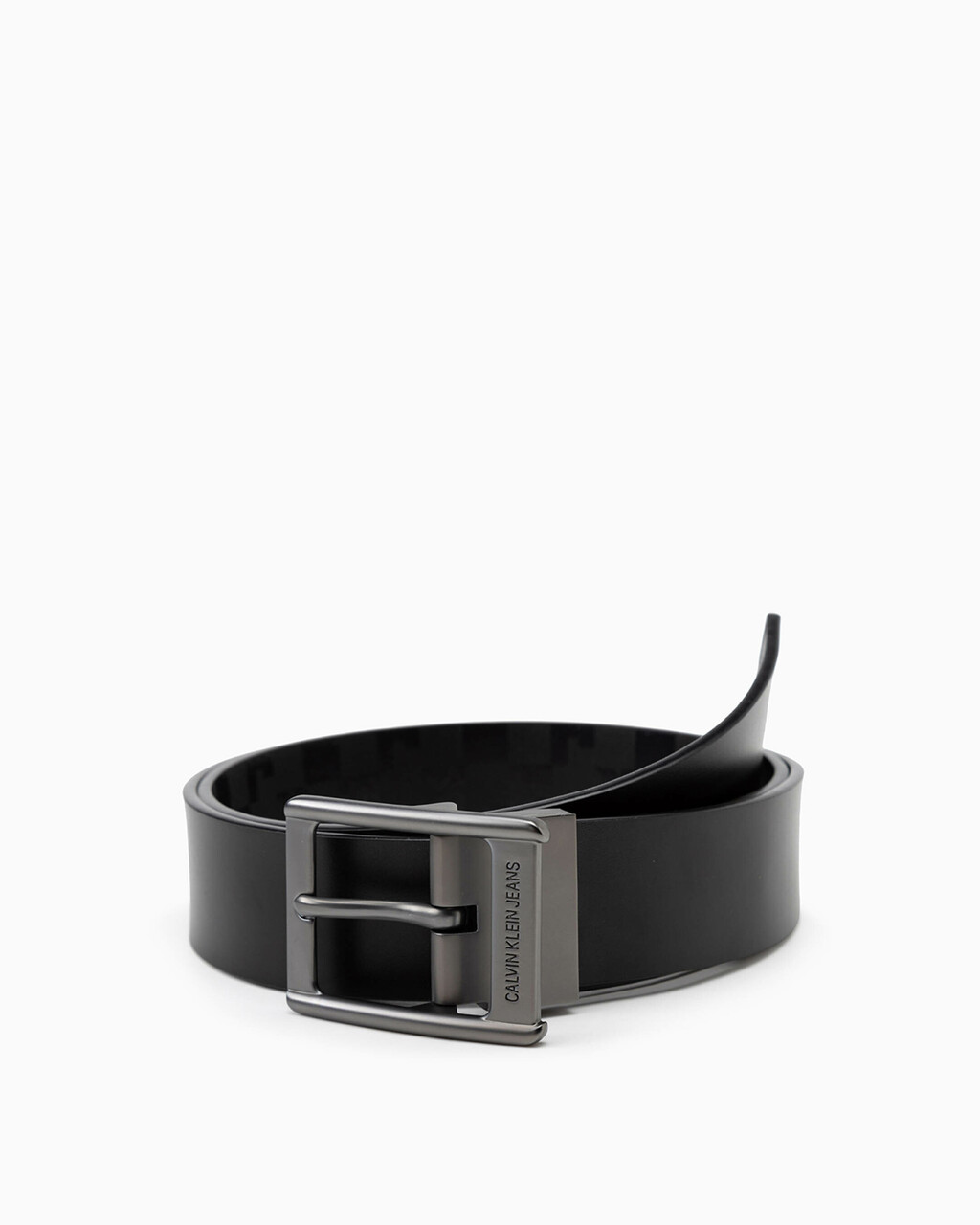 Reversible Belt 38mm, BLACK PRINT/ BL, hi-res