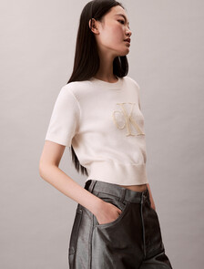 CHNKY CTTN GRPHC VST, White Greige, hi-res