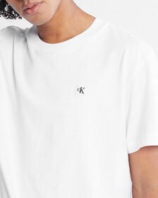 Badge Logo Crew Neck Tee, Bright White, hi-res