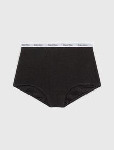 Modern Logo Hipster Panty, Black, hi-res
