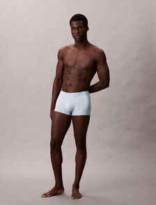 平口內褲 - CK Black Cotton, Harbor Mist, hi-res