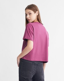 Modern Function Embossed Motion Logo Tee, Amaranth, hi-res