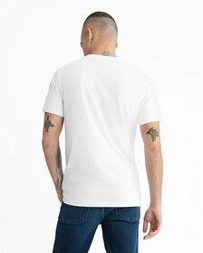 Monologo Organic Cotton Tee, Bright White, hi-res