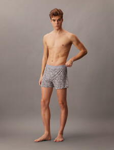 Ultra Soft Modal Slim Boxer, LIQUID CREATURE PRINT_SLEET, hi-res