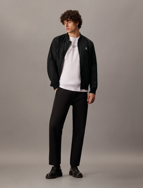Nylon Bomber Jacket
