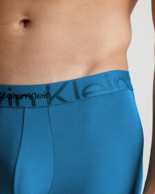 EMBOSSED ICON MICROFIBER LOW RISE TRUNKS, Midnight, hi-res