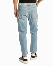 Monogram Logo Dad 牛仔褲, Light Blue Logo Wb, hi-res