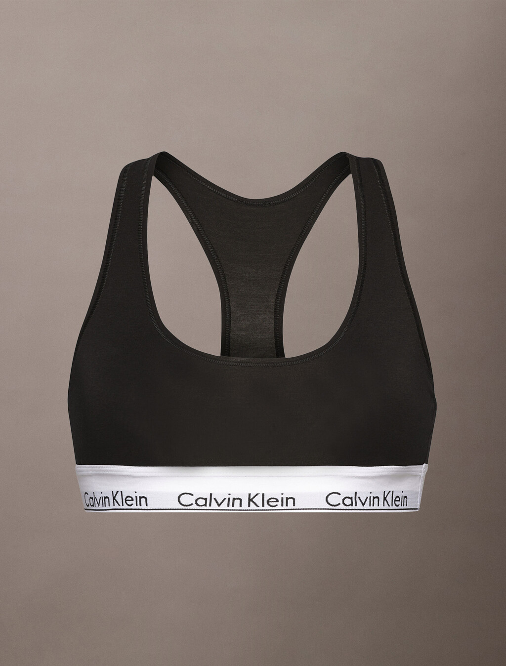 Icon Cotton Lightly Lined 無鋼圈內衣, CK Black, hi-res