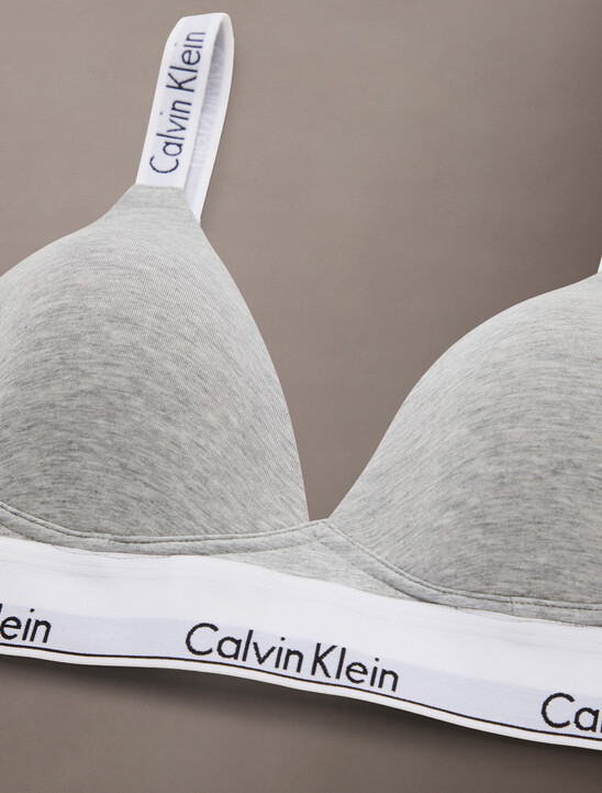 Icon Cotton Lightly Lined Plunge Bra