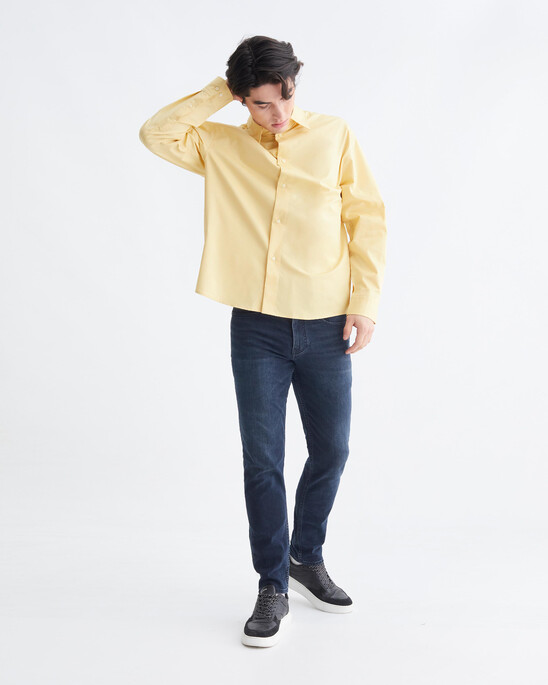 Standards Oversized Cotton Button-Down Shirt