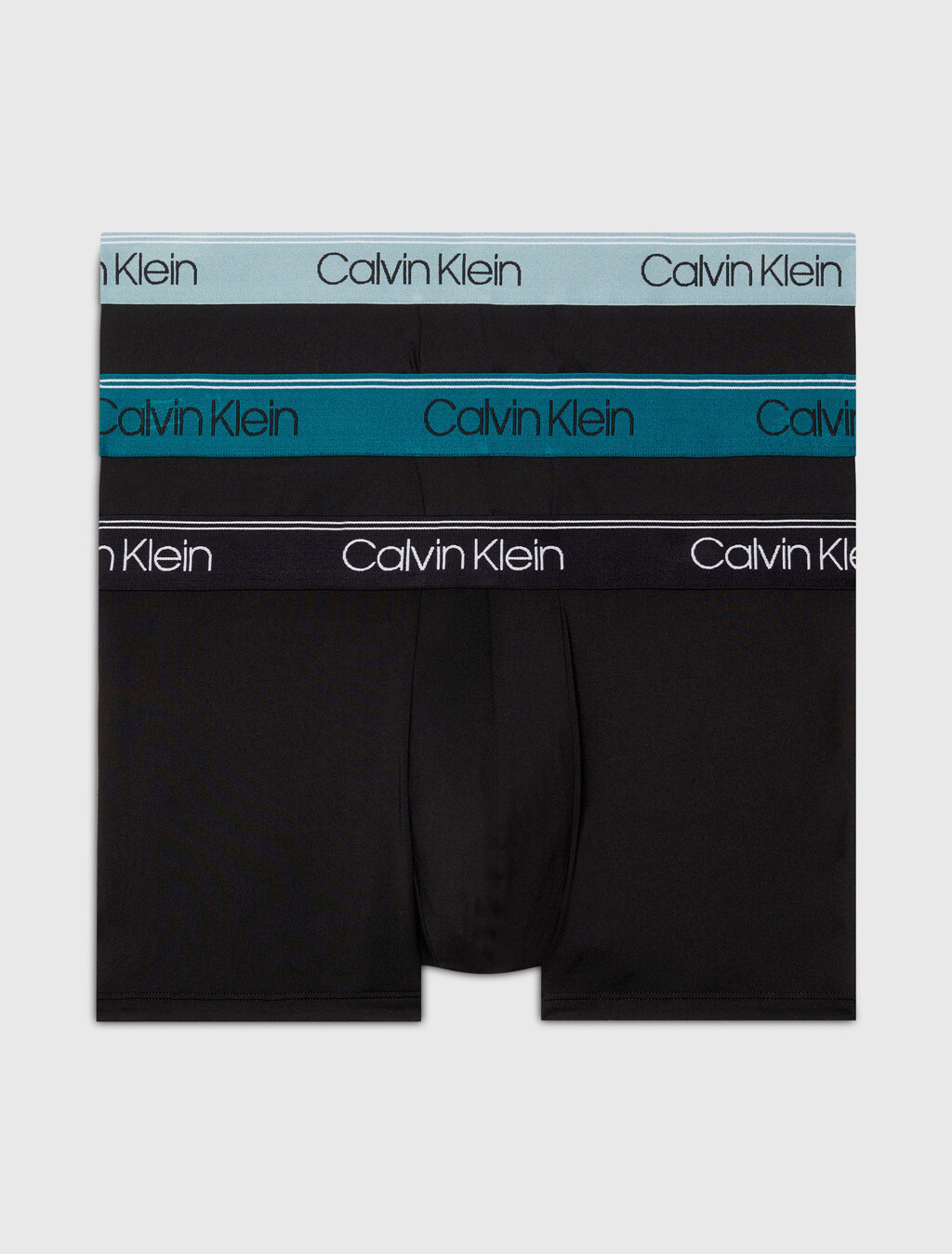 Logo Low Rise Trunk 3 Pack, BLACK W/ BLACK/ARONA/CHESAPEAKE BAY WBS, hi-res