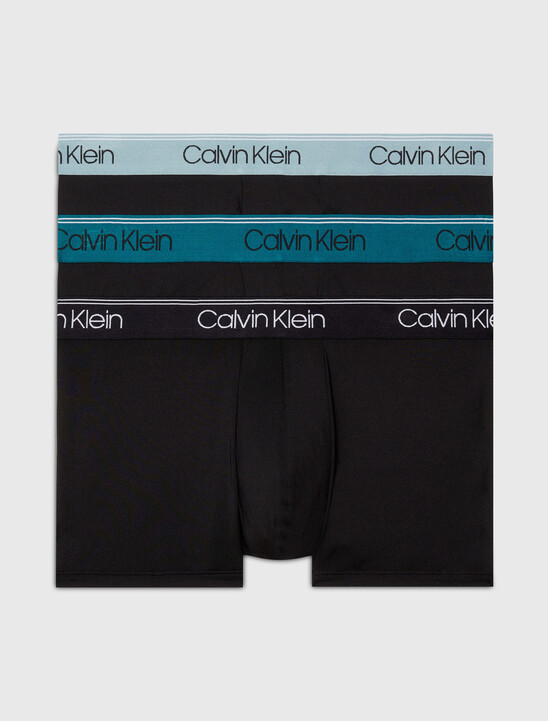 Calvin Klein Logo 低腰貼身短版四角褲 3 件組