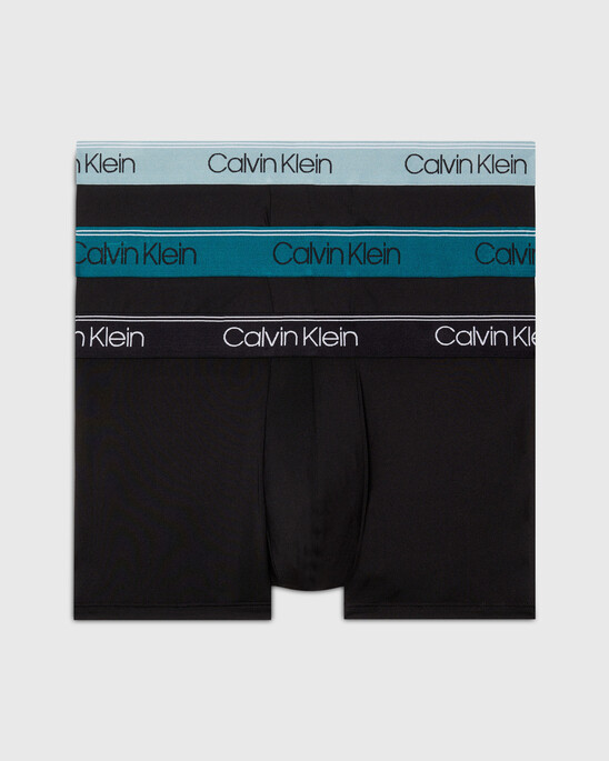 Calvin Klein Logo 低腰貼身短版四角褲 3 件組